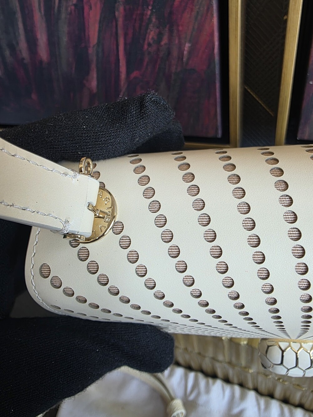 AUTHENTIC Bvlgari Serpenti Forever Top Handle Crossbody Bag, Excellent Condition - Picture 7 of 16